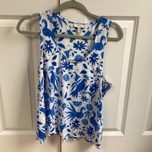 Joie tank top.  Cute bird print
